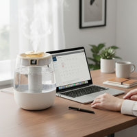 Rəqəmsal Ekranlı İkili Püskürtmə Nəmləndiricisi – 2.5L Tutum və LED Gecə İşığıbizimHousebizimHouseAğ - bizimHouse