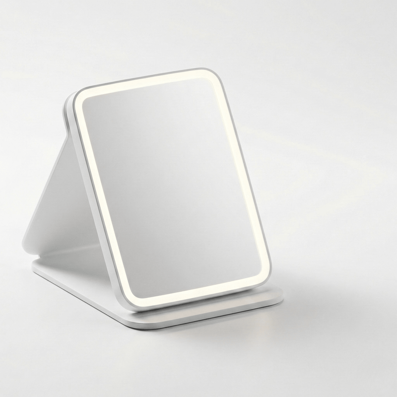 LED İşıqlı Masaüstü Makiyaj Güzgüsü – 3 Rəngli İşıqlandırma RejimibizimHousebizimHouseAğ - bizimHouse