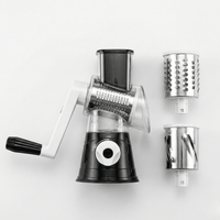 Çoxfunksiyalı Tərəvəz Doğrayan – Paslanmaz Polad Bıçaqlı Rəndə DəstibizimHousebizimHouseQara - bizimHouse