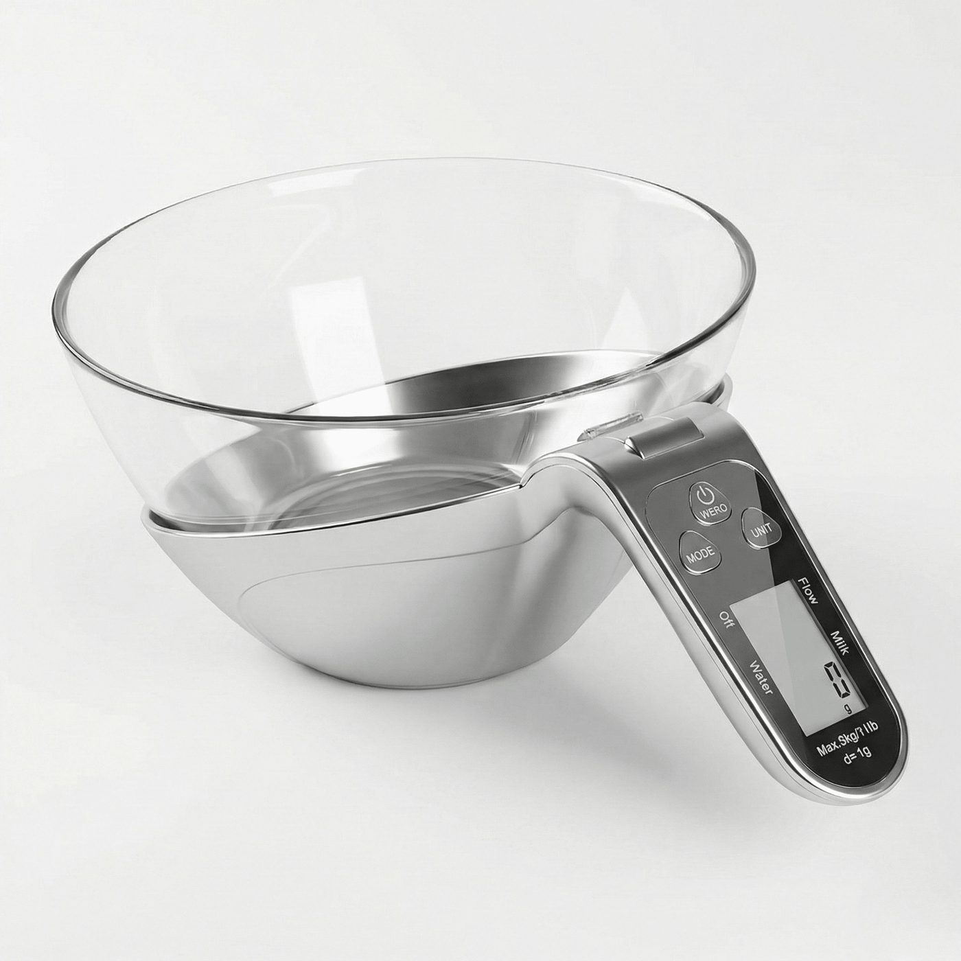 Professional Elektron Mətbəx Tərəzisi – 5kq/1q Dəqiqlik və Geniş Ölçmə Qabı