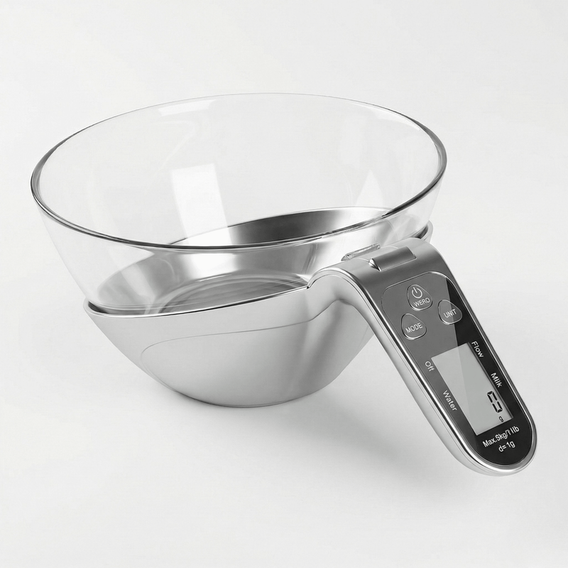 Professional Elektron Mətbəx Tərəzisi – 5kq/1q Dəqiqlik və Geniş Ölçmə QabıbizimHousebizimHouseQara - bizimHouse