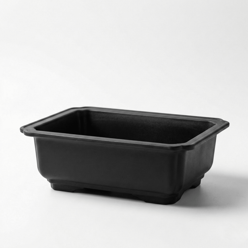 Klassik Bonsay Dibçəyi – Davamlı Reçinə Material, Fərqli ÖlçülərdəbizimHousebizimHouseQara - bizimHouse