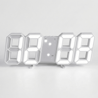 3D LED Rəqəmsal Saat – Modern Minimalist Masa və Divar SaatıbizimHousebizimHouseAğ - bizimHouse