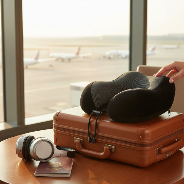 Ortopedik Memory Foam Səyahət Yastığı – Erqonomik Boyun Dəstəyi