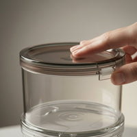 Premium Şəffaf Baharat və Ərzaq Saxlama Qabları – Hermetik QapaqlıbizimHousebizimHouse - bizimHouse