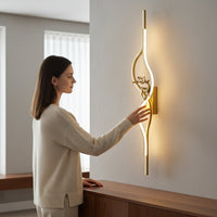 Modern Minimalist LED Divar Lampası – Mijia və Tmall Elf Ağıllı İdarəetməbizimHousebizimHouseQızılı - bizimHouse