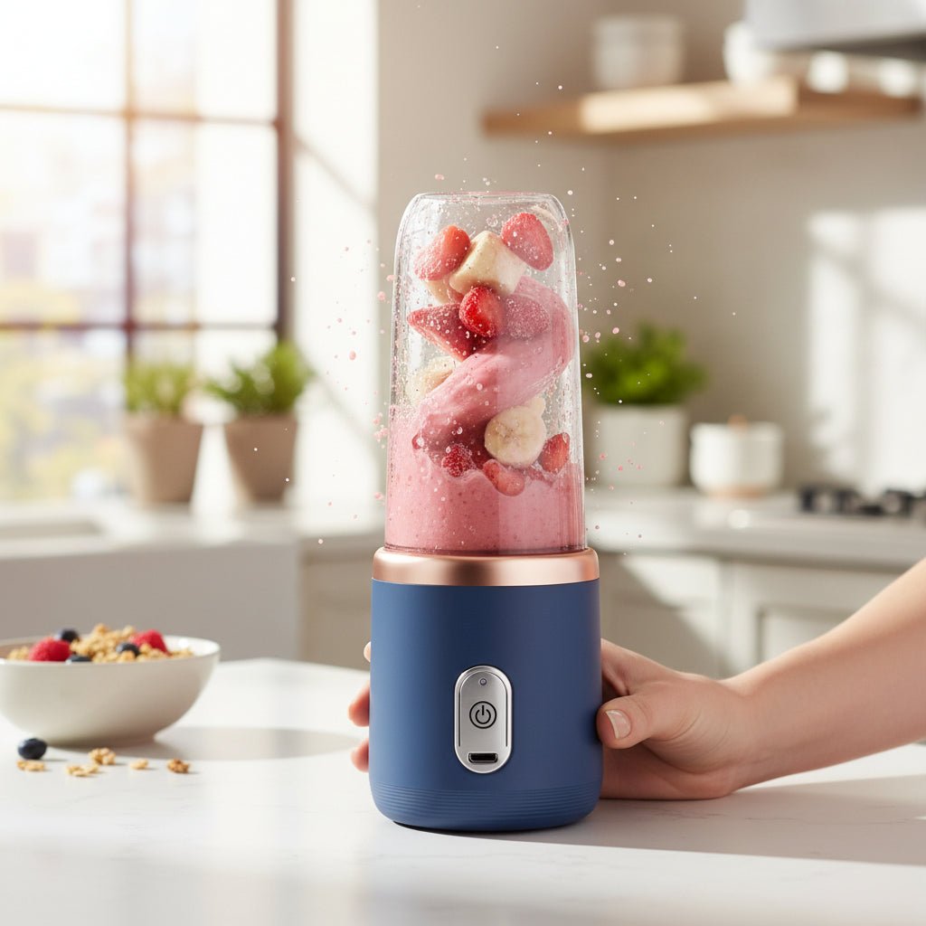 Portativ Simsiz Blender – 22.000 RPM Yüksək Sürətli Meyvə Şirəçəkən Stəkan