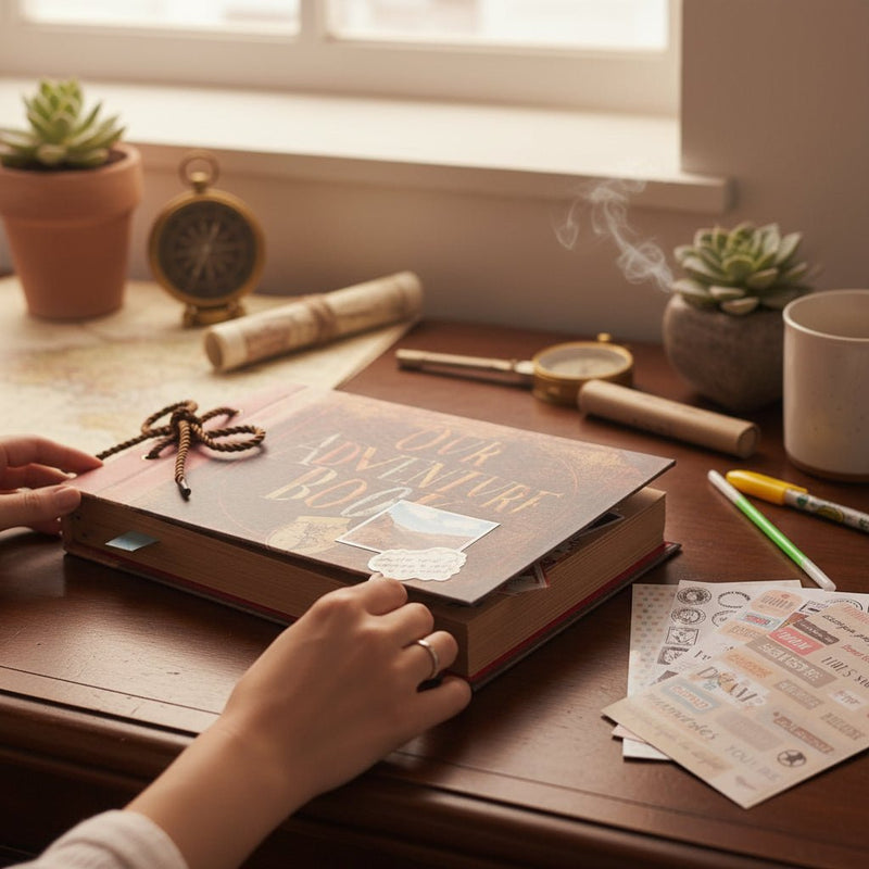 "Our Adventure Book" – Kraft Kağızdan DIY Foto Albom və Xatirə KitabıbizimHousebizimHouse - bizimHouse