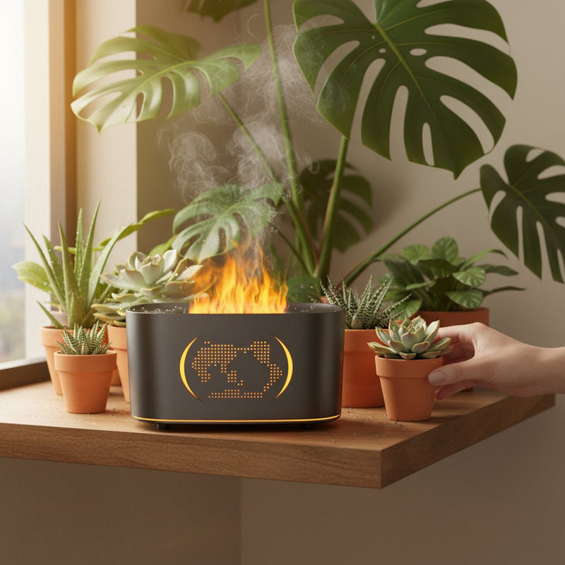 Minimalist Masaüstü Hava Nəmləndiricisi – "Ins - Style" Dizayn və USB BağlantıbizimHousebizimHouseQırmızı - bizimHouse