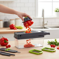 16 - sı 1 - də Çoxfunksiyalı Tərəvəz Doğrayan – Paslanmaz Polad Bıçaqlı Mətbəx KombaynıbizimHousebizimHouse - bizimHouse