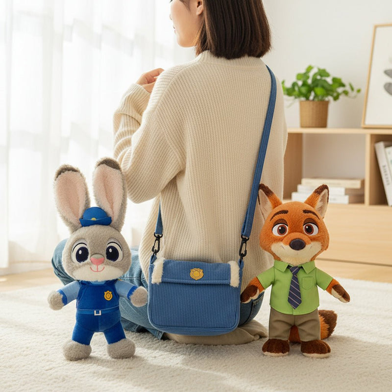 Zootopia "Judy & Nick" Mini Peluş Kulon – 14 sm Yumşaq AksesuarbizimHousebizimHouseJudy - bizimHouse