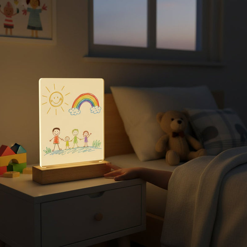 DIY Kreativ Akrilik Gecə Lampası – 3D Həndəsi Atmosfer İşığıbizimHousebizimHouse - bizimHouse