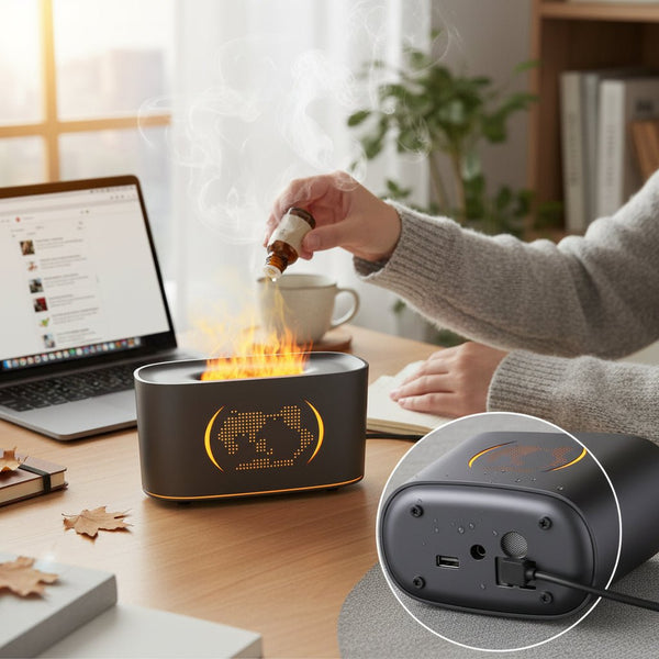 Minimalist Masaüstü Hava Nəmləndiricisi – "Ins-Style" Dizayn və USB Bağlantı