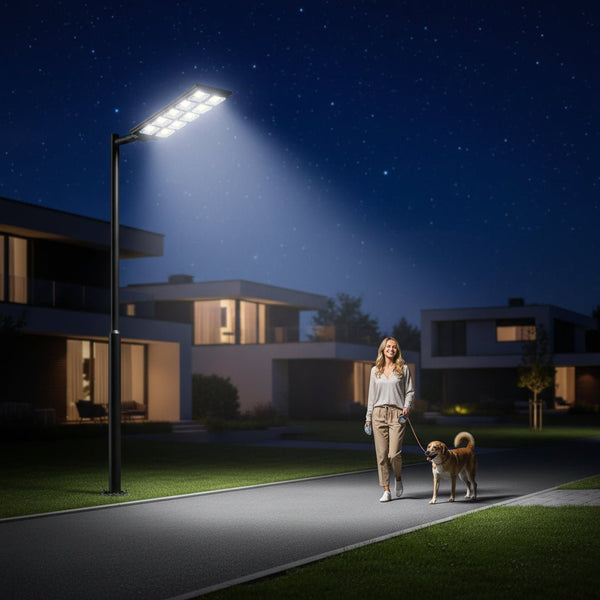 Professional Solar Küçə Lambası – 100W Gücündə, Sensorlu və Pultlu