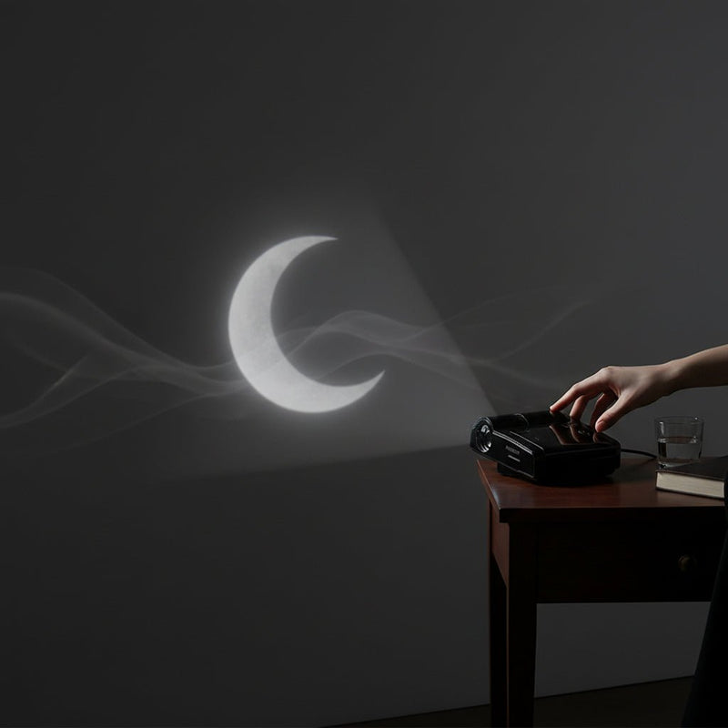 Ay Proyektoru Dekorativ Proyektor – 16 Fərqli Ay Fazası Təsviri iləbizimHousebizimHouseQara - bizimHouse