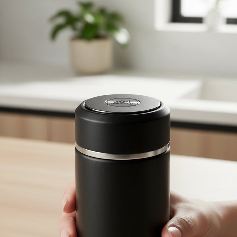 24 OZ Premium Vakuumlu Termos – 304 Paslanmaz PoladbizimHousebizimHouseQara - bizimHouse