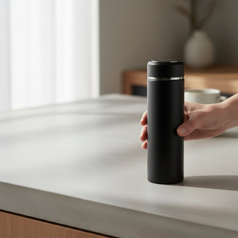 24 OZ Premium Vakuumlu Termos – 304 Paslanmaz PoladbizimHousebizimHouseQara - bizimHouse
