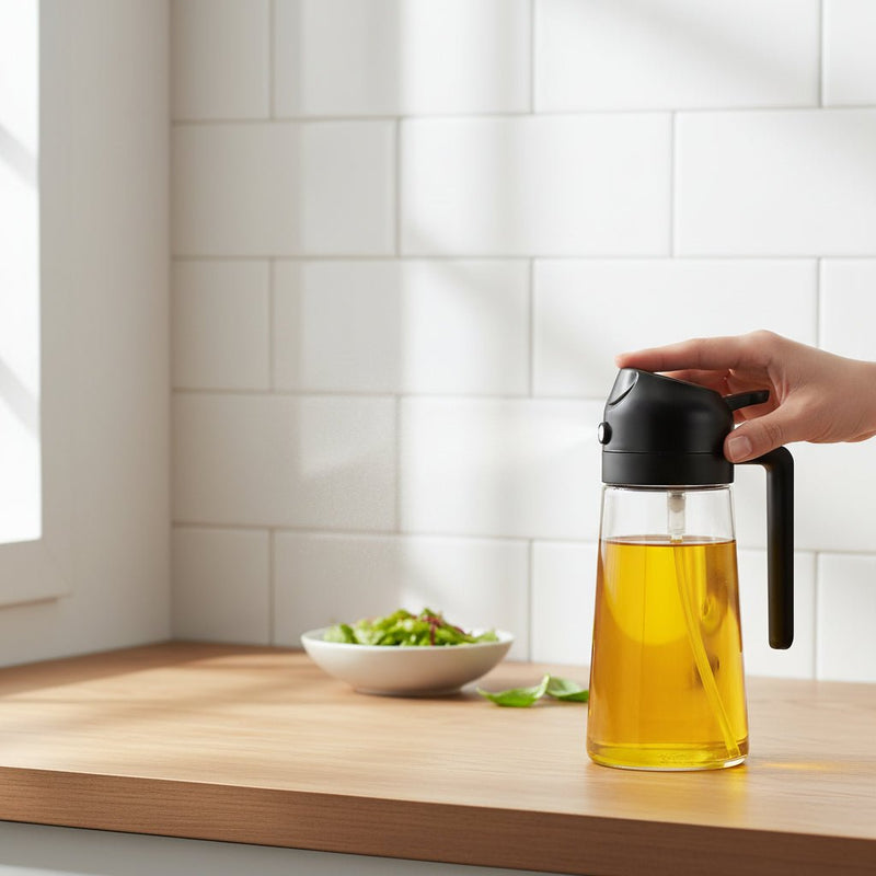 Minimalist "Nordic" Sprey Yağdanlıq – Sağlam Qidalanma Üçün Dəqiq DozalamabizimHousebizimHouseYaşıl - bizimHouse