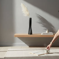 Modern Minimalist Keramika Vaza – Sırlı Səth və Abstrakt DizaynbizimHousebizimHouseAğ - bizimHouse