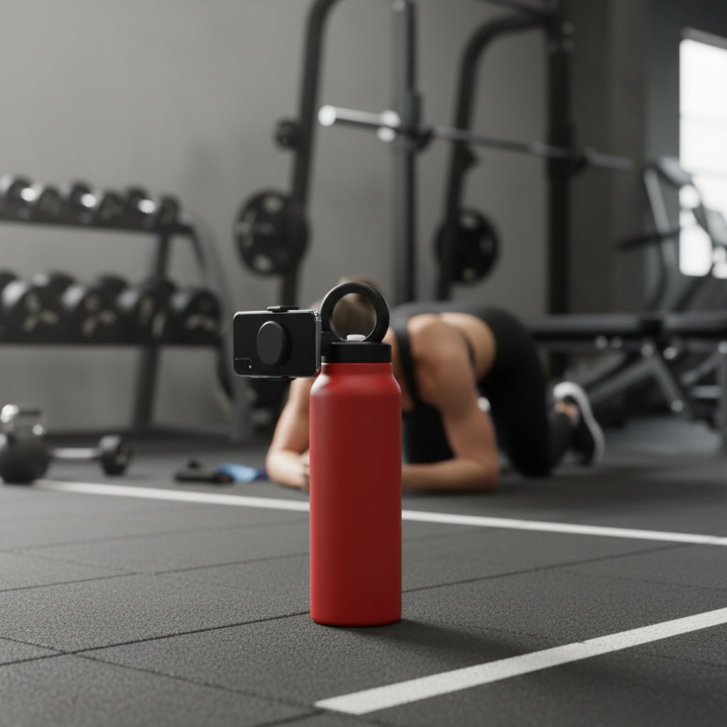 MagSafe Dəstəkli Professional İdman Termosu – 710ml | Maqnitli Qapaq