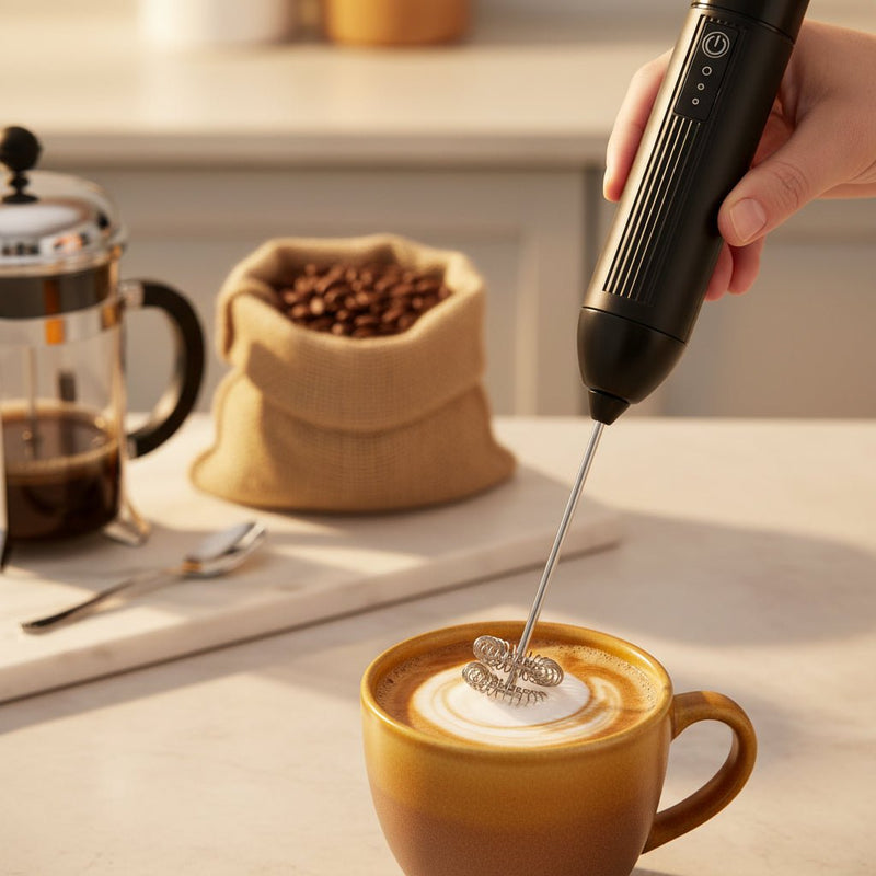 3 Sürətli Elektrikli Süd Köpükləndirici – USB Şarjlı Professional MikserbizimHousebizimHouseYaşıl - bizimHouse