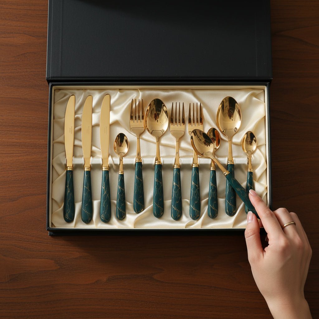 24-lü Premium Paslanmaz Polad Kürü-Çəngəl Dəsti