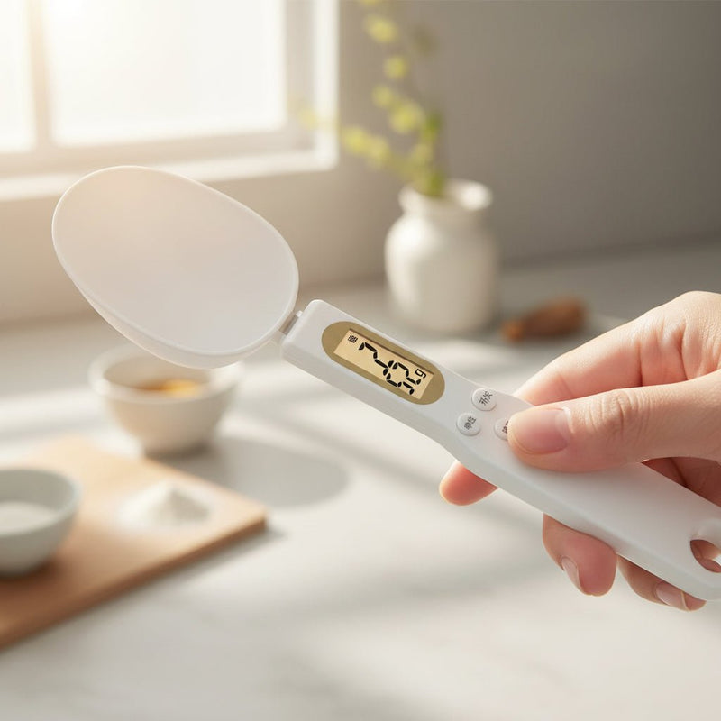 Yüksək Dəqiqlikli Elektron Ölçü Qaşığı – 500q / 0.1q Rəqəmsal Mətbəx TərəzisibizimHousebizimHouseQırmızı - bizimHouse