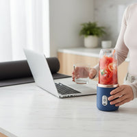 Portativ Simsiz Blender – 22.000 RPM Yüksək Sürətli Meyvə Şirəçəkən StəkanbizimHousebizimHouseMavi - bizimHouse