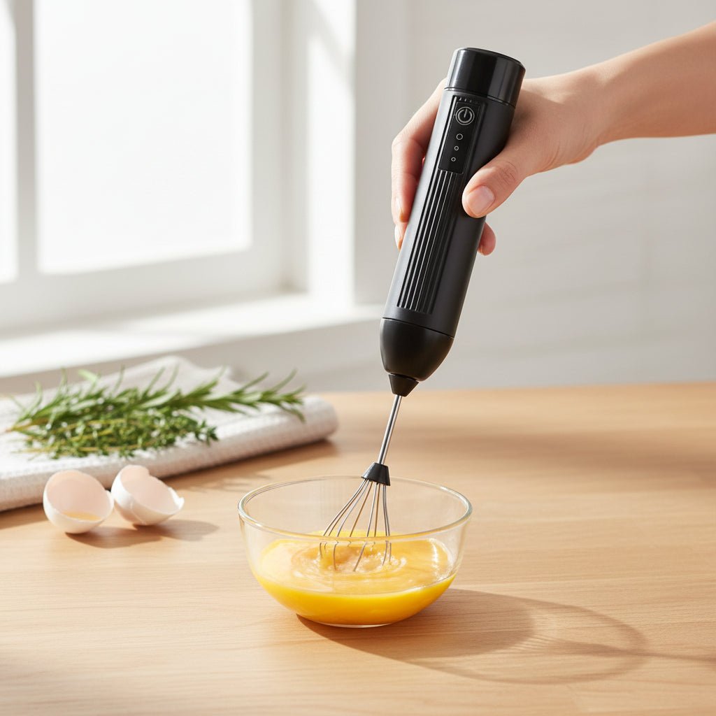 3 Sürətli Elektrikli Süd Köpükləndirici – USB Şarjlı Professional Mikser