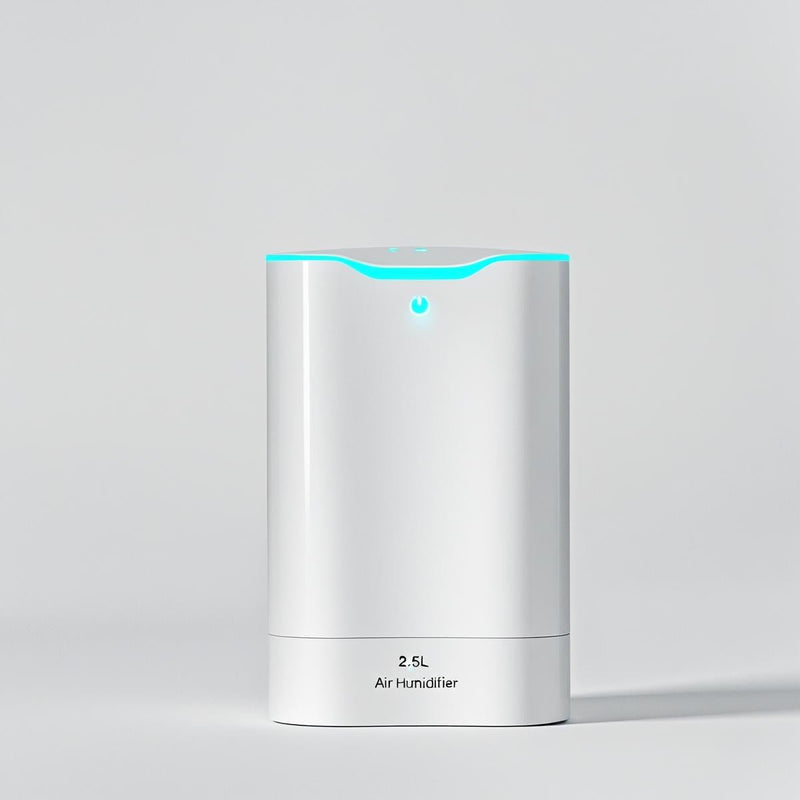 Mini USB Hava Nəmləndirici - 2.5L Tutum və Rəngarəng Gecə İşığıbizimHousebizimHouseAğ - bizimHouse