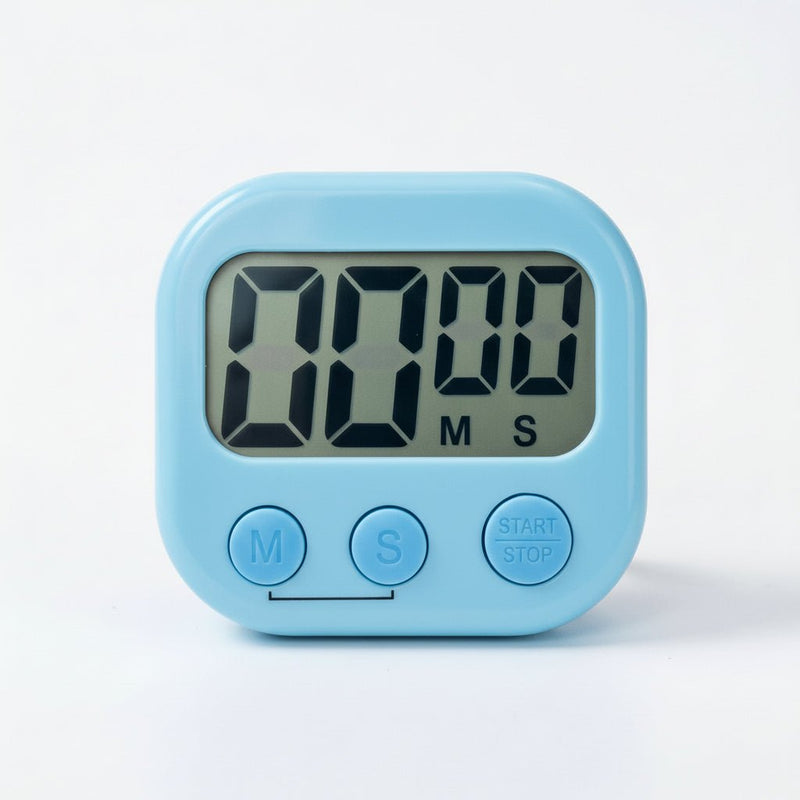 Rəqəmsal LCD Taymer və Saniyəölçən – Böyük Ekranlı Vaxt İdarəedicisibizimHousebizimHouseAçıq mavi - bizimHouse