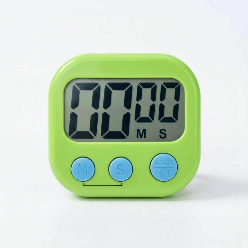 Rəqəmsal LCD Taymer və Saniyəölçən – Böyük Ekranlı Vaxt İdarəedicisibizimHousebizimHouseYaşıl - bizimHouse