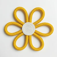 Skandinaviya Üslublu Əl İşləməsi Makrome Göyqurşağı – Pambıq İp Divar DekorubizimHousebizimHouseSarı - bizimHouse