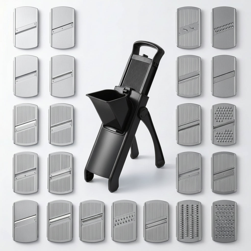 Çoxfunksiyalı Professional Tərəvəz Doğrayan – 25 Bıçaqlı Ultra Dəqiq Rəndə