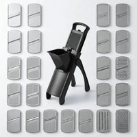 Çoxfunksiyalı Professional Tərəvəz Doğrayan – 25 Bıçaqlı Ultra Dəqiq RəndəbizimHousebizimHouseQara - bizimHouse