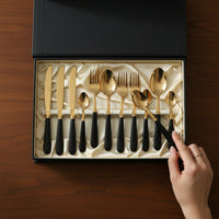 24 - lü Premium Paslanmaz Polad Kürü - Çəngəl DəstibizimHousebizimHouseQara - bizimHouse