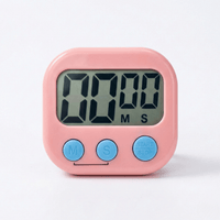 Rəqəmsal LCD Taymer və Saniyəölçən – Böyük Ekranlı Vaxt İdarəedicisibizimHousebizimHouseÇəhrayı - bizimHouse