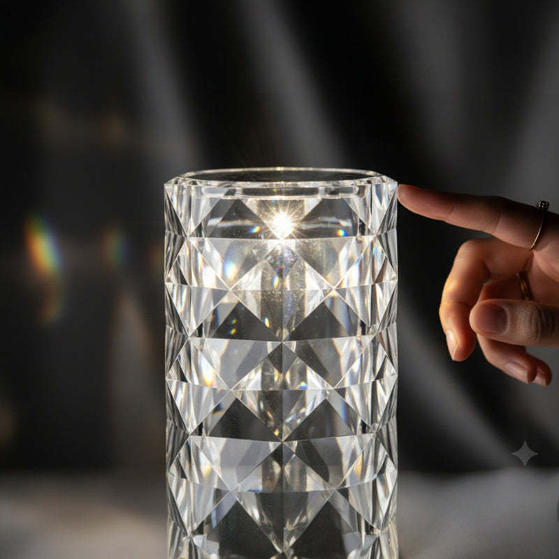 Kristal "Rose" Masa Lampası – 16 Rəngli Atmosfer İşığıbizimHousebizimHouse - bizimHouse